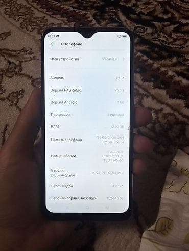 Смартфон PAGRAER P60X Характеристики: - ОС: Android 14, фирменная