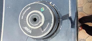 зимний цеп: Динамик Сабвуфера GB с максимальной мощностью 1200 Вт. Имеет круглую — 7