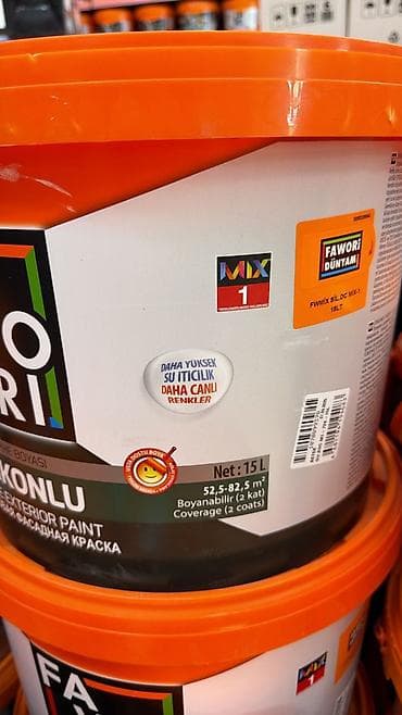 краски: Силиконовая фасадная краска Fawori (Fawori Silikonlu Exterior Paint) — 2