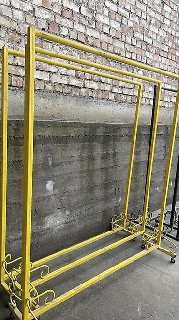 купить вешалки гардеробные: Кронштейн Для одежды, Материал: Металл, На колесах — 2