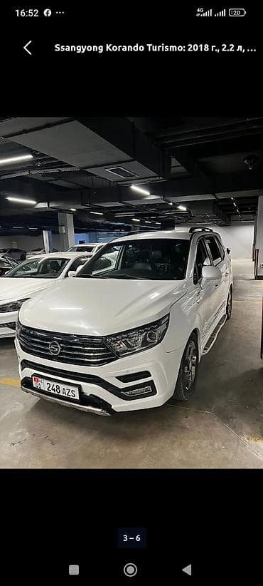 devo matiz: Ssangyong Korando Turismo: 2018 г., 2.2 л, Автомат, Дизель, Минивэн — 1