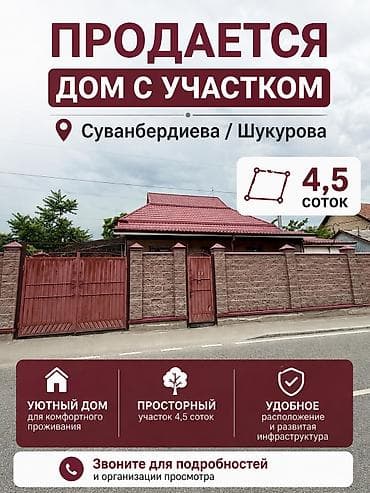 эташка дом: ДОМ С УЧАСТКОМ на ул. Суванбердиева / Шукурова ( Кропоткина ) — 1