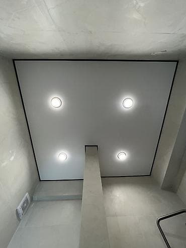 плинтус потолочный: Натяжной потолок Матовое — 6