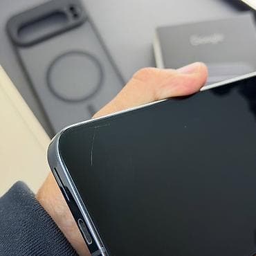 поко арзан: Google Pixel 9 Pro XL, Б/у, 256 ГБ, цвет - Черный, 1 SIM, eSIM — 6