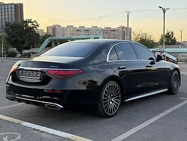 Транспорт: Mercedes-Benz S-Class: 2023 г., 3 л, Автомат, Бензин, Седан — 7