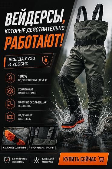 Костюмы: 🔥 Забудь о мокрой одежде, холоде и скольжении — выбирай вейдерсы — 1