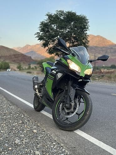 мото кийим: Спортбайк Kawasaki, 300 куб. см, Бензин, Чоңдор үчүн, Колдонулган — 1