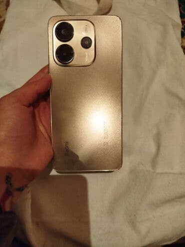 телефон nokia 101: Redmi, Redmi Note 14, Б/у, 256 ГБ, цвет - Золотой — 2