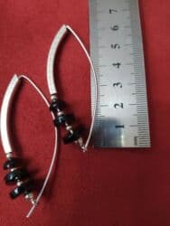 Атайын кийим: Күмүш сөйкөлөр, Үлгүсү 925, Агат, Аялдарга, Жаңы — 23