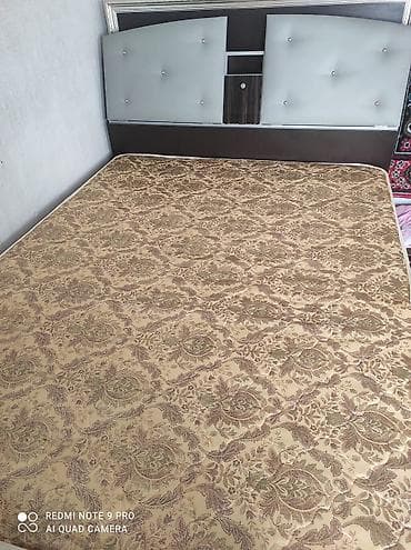 спални бу: Двуспальная кровать, С мягким изголовьем, длина - 200 см — 3