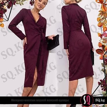 second hand: Повседневное платье, Осень-весна, Короткая модель, Платье-пиджак, M — 1