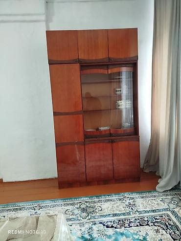 Стенка-шкаф, Тип стенки-шкафа: Модульная, Для зала, Б/у, Особенности: Для хранения посуды