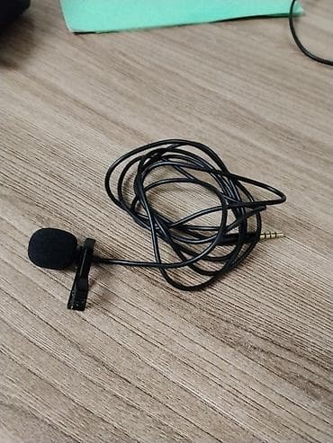 Петличный проводной микрофон с креплением-клипсой - Подключение: 3,5