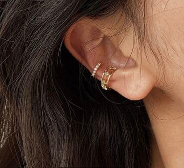 свадебные платья для покрытых: Серьги — 17