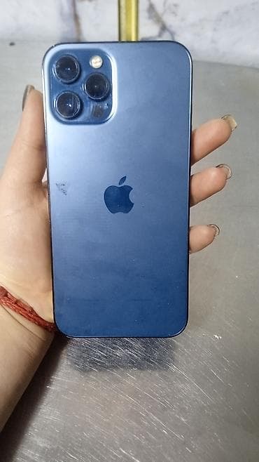 max: IPhone 12 Pro Max, Б/у, 128 ГБ, Синий, 100 % — 1