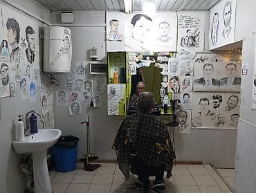 стрижка женская: Мужская парикмахерская S.F Barbershop Услуги: - Классические и — 2