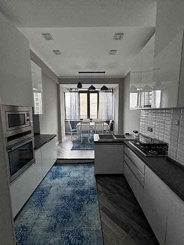 2 комнаты, 77 м², Золотой квадрат Элитка, 6 этаж, Дизайнерский ремонт