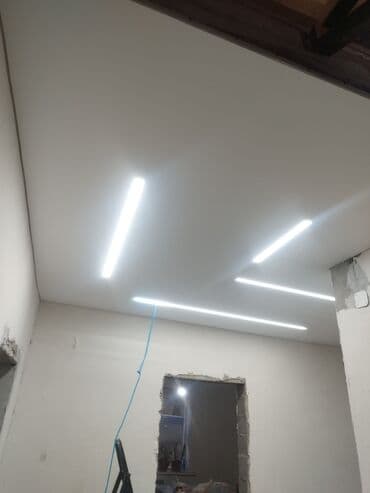 трековые светильник: Натяжной потолок Глянцевое, Матовое, 3D потолки Бесплатный замер, Гарантия, Монтаж — 30