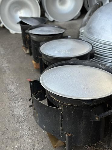 Казан чугунный с крышкой Davr Metall Объёмы: 4.5 л, 6 л, 8 л, 10 л