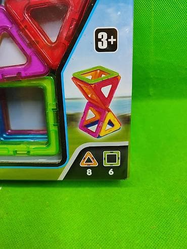 Детские электрокары: Конструктор магнитный для развития детей🔥 Комплектация товара: 14 — 3