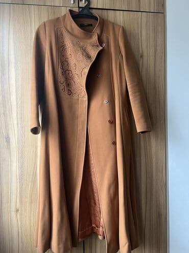 loreta пальто: Пальто, Зима, Кашемир, Длинная модель, Приталенная модель, XL, 2XL — 1