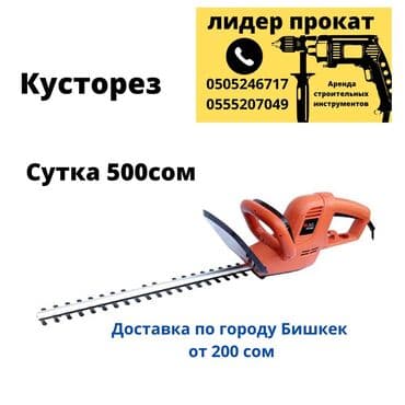 дом под ключ: Кусторез кусторез Прокат Для оформления заявки по номеру Цена проката — 1