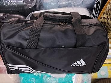 Сумки: Спортивная сумка Adidas, черная - Универсальный размер: удобна для — 2