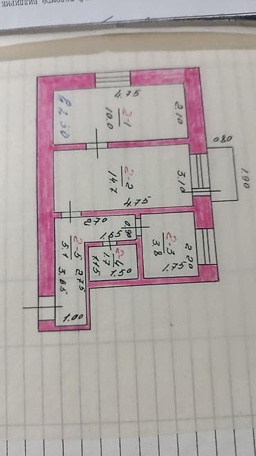 2 комнаты, 39 м², Хрущевка, 2 этаж, Косметический ремонт — 7