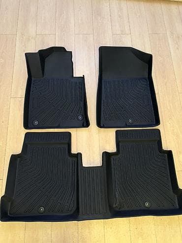 hyunda: Резиновые Полики Для салона Hyundai, цвет - Черный, Новый, Самовывоз, Бесплатная доставка — 1