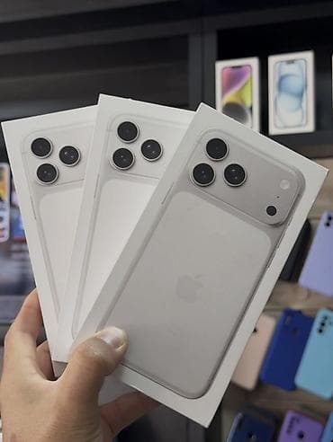 IPhone 17 Pro Max, Жаңы, 1 ТБ, Күмүш, Куту, 100 % lalafo.kg да IPhone 17 Pro Max, Жаңы, 1 ТБ, Күмүш, Куту, 100 %