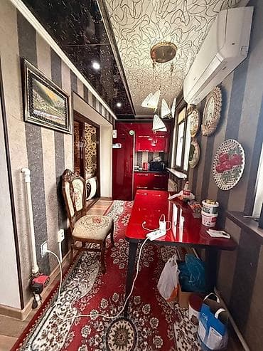 flat in osh: 3 комнаты, 101 м², 4 этаж — 3