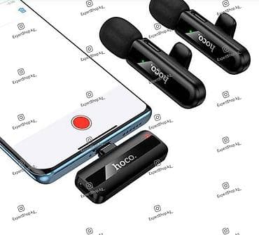 дистанционное микрофон: Беспроводной петличный микрофон HOCO L20A - HD-звук высокого качества — 6