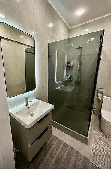 Квартиры: 2 комнаты, 61 м², Асанбай мкр Элитка, 6 этаж, Дизайнерский ремонт — 7