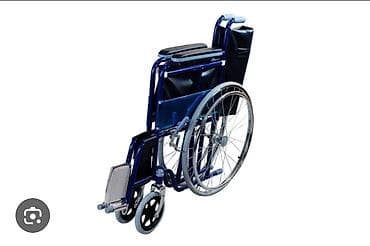 Складная инвалидная коляска ручного привода. Особенности: -