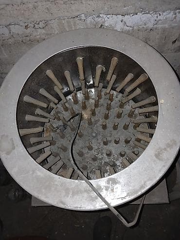 кожный машинка: Ощипывальная машина (перосъёмная) для птицы, барабанного типа. - — 2