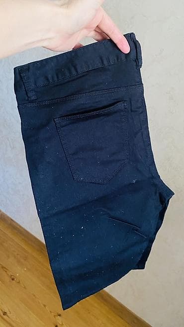 черные кожаные шорты: Новые черные джинсовые шорты Classic Denim. - Цвет: глубокий черный - — 3