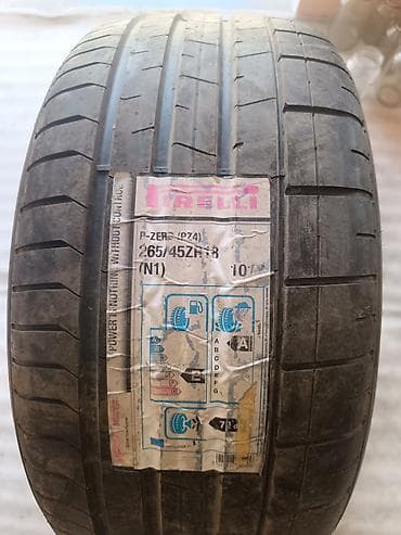 Транспорт: Шиналар 265 / 45 / R 18, Жай, Жаңы, Жуп, Жеңил унаалар, Pirelli — 2