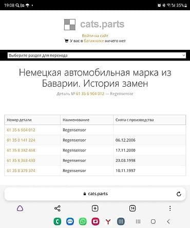 bmw m3: Е46 е38 е39 е53 Дач интенсивности дождя Год 2003 В отличном — 2