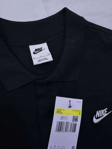 Рубашки: Мужская рубашка, S, Nike, Новый, цвет - Черный, Самовывоз — 3