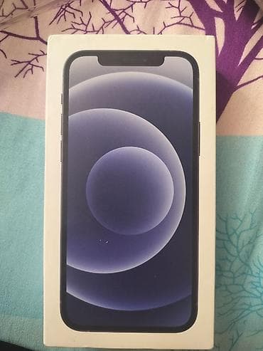 комп для игр: IPhone 12, Б/у, 64 ГБ, Черный, Коробка, 100 % — 1