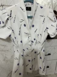 женские брендовые туфли недорого: Женская блуза Elizz Brand, размер S - Цвет: молочно‑белый с нежным — 1