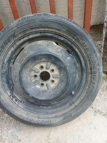mini v: Колеса в сборе 195 / 55 / R 16, Всесезонная, Б/у, Запаска, Легковые, Железные, отверстий - 5 — 2