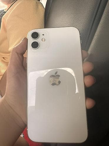телефоны с триггерами: IPhone 11, белый цвет. Основные характеристики: - Экран 6.1" Liquid — 1