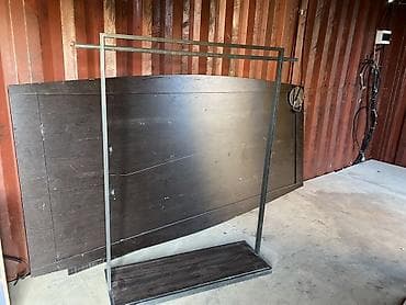 Напольная вешалка-стойка для одежды в стиле лофт - Конструкция