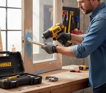 Аккумуляторный термовоздуходувка (строительный фен) DeWALT DCE530 18V