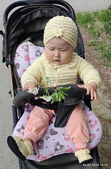 fred perry: Комплект вязаной детской одежды, включающий кардиган, шапочку и — 2