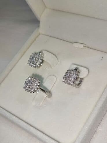 эксклюзивные свадебные пригласительные: Серебряный Набор под Бриллианты Серебро 925 пробы Качество отличное — 7