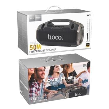 bluetooth speaker: Беспроводной динамик Hoco HA3 Колонка+ микрофон цена:7350с Мощный — 4