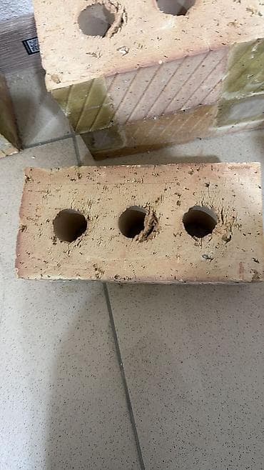 рваный кирпич: Полнотелый, таблетка, Жженый кирпич, Одинарный, 250×120×65 — 1