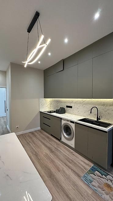 discovery studio: 3 комнаты, 107 м², Асанбай мкр Элитка, 2 этаж, Дизайнерский ремонт — 2